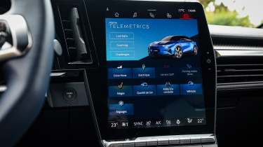 Alpine A390 - screen