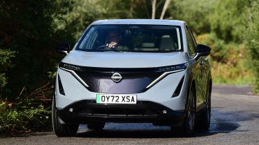 Nissan Ariya 87kWh - front cornering