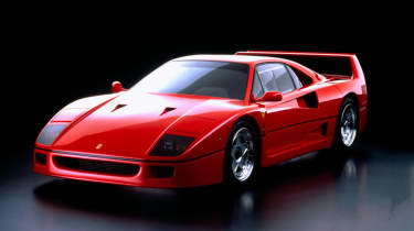 Best cars with pop-up headlights - Ferrari F40