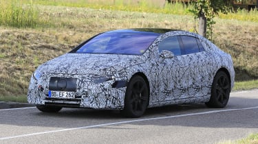 New 2021 Mercedes EQS: Hyperscreen infotainment system ...