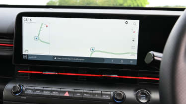 Hyundai Kona Hybrid - infotainment screen
