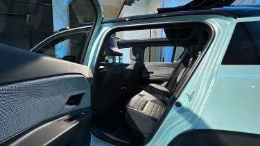 New Renault 4 at the Paris Motor Show - rear interior 