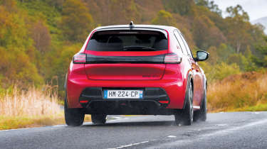 Peugeot E-208 GTi - rear tracking