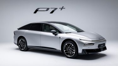 Xpeng P7+ - front 3/4 static