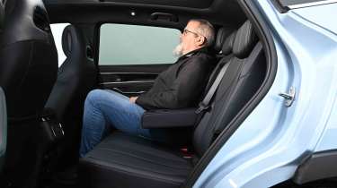 BYD Seal U - rear seats with Senior test editor, Dean Gibson