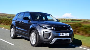 Range Rover Evoque front tracking