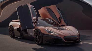 Rimac Nevera 15th Anniversary Edition - front doors open