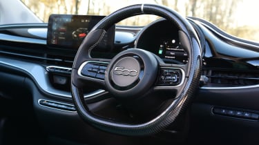 Fiat 500e Designio by Project Kahn - steering wheel