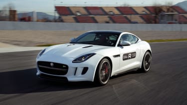 Jaguar F-Type R Coupe front tracking