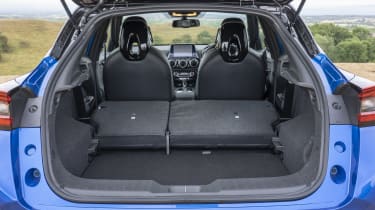 Nissan Juke boot seats folded