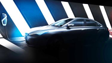 Geely electric saloon - teaser