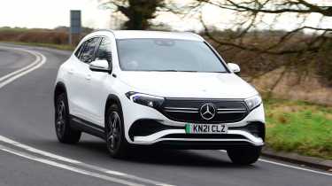 Used Mercedes EQA - front cornering