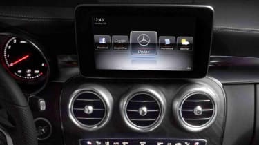 Mercedes C-Class touchscreen leaked