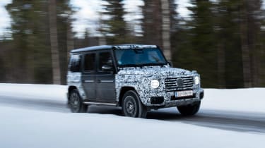 Mercedes G-Class prototype - front off-road