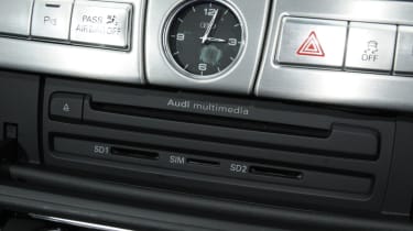 Audi A8 interior detail