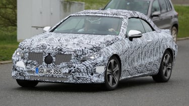 Mercedes E-Class Cabriolet 2017 spied 1