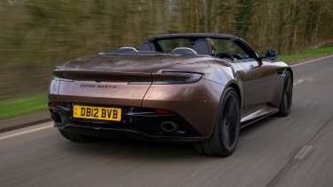 Aston Martin DB12 Volante - rear tracking