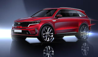 Kia Sorrento - sketch - front 3/4 static