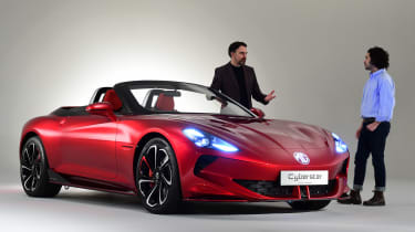 VIDEO: MG debuts new Cyberster concept sports car