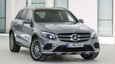 Mercedes GLC SUV front quarter