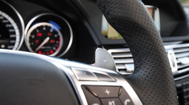Mercedes E63 AMG paddles