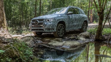 Mercedes GLE prototype - off-road water