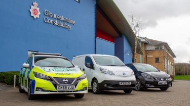 Nissan EV police vehicles