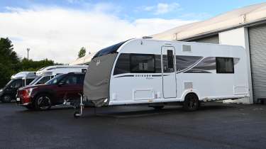 EV tow test - caravan