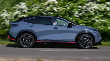 Nissan Ariya Nismo - side tracking