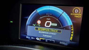 Abarth 600e fleetwatch - sport mode