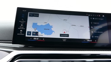 BMW M2 - infotainment screen