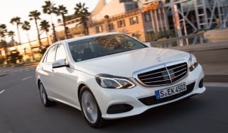 Mercedes E-Class front cornering