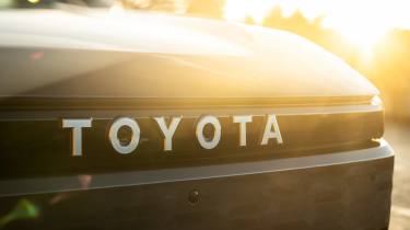 Toyota Hilux - front Toyota badge