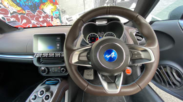 Alpine A110 GT long-termer - steering wheel and dashboard