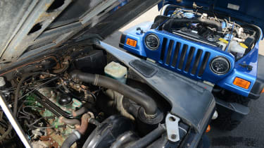 Land Rover Defender vs Jeep Wrangler - modern classics engines