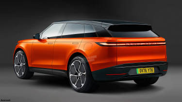 Range Rover Velar EV - rear (watermarked)