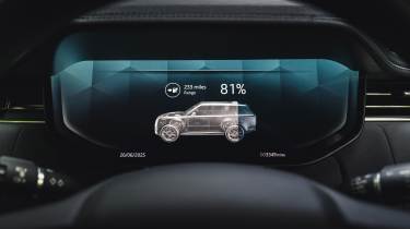 Range Rover Electric - range