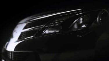 Toyota RAV4 teaser headlight and grille
