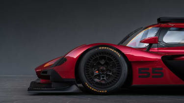 Mazda RT24-P racing car - front detail