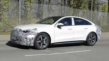 Mercedes C-Class Electric - white front angled