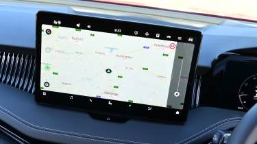 Skoda Superb - infotainment screen