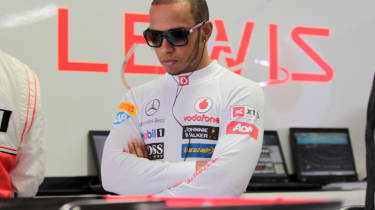 A disappointed Lewis Hamilton was the only retiree from the German Grand Prix
