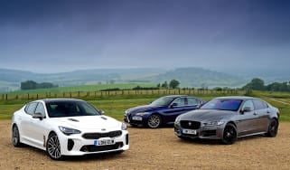 Kia Stinger vs Jaguar XE vs Alfa Romeo Giulia