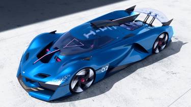 Alpine Alpenglow Hy6 revealed at the 2024 Paris Motor Show