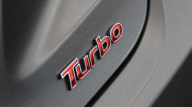 Hyundai Veloster Turbo badge
