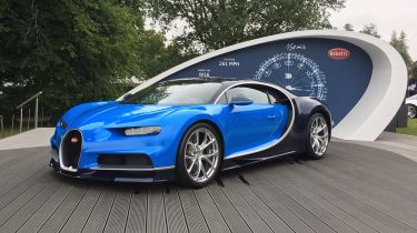 Bugatti Chiron - Goodwood front