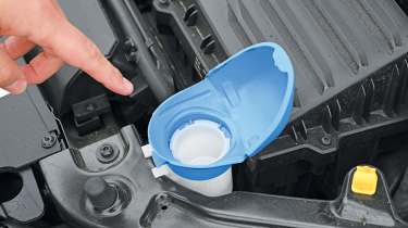 Skoda Fabia 130 - screenwash