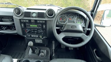 Land Rover Defender dash