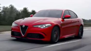 Alfa Romeo Giulia - screen grab driving