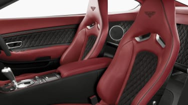 Bentley Continental Supersports coupe seats